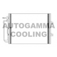 105205 AUTOGAMMA Конденсатор, кондиционер