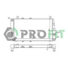 PR 9505A1 PROFIT Радиатор, охлаждение двигателя