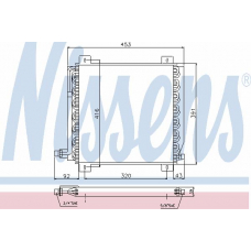 94250 NISSENS Конденсатор, кондиционер