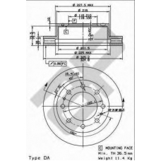 24833 AP Тормозной диск