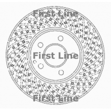 FBD1540 FIRST LINE Тормозной диск