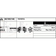 DC785748 EDR Тормозной суппорт