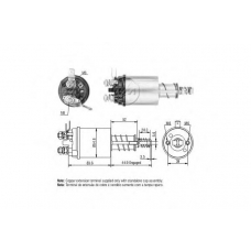 ZM613 ERA Тяговое реле, стартер