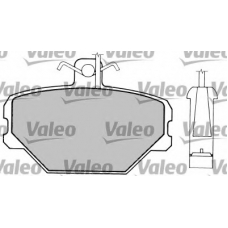 597088 VALEO Комплект тормозных колодок, дисковый тормоз