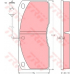GDB453 TRW Комплект тормозных колодок, дисковый тормоз