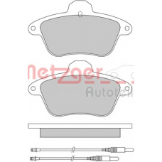 1170575 METZGER Комплект тормозных колодок, дисковый тормоз