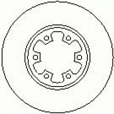 37616 KAWE Тормозной диск