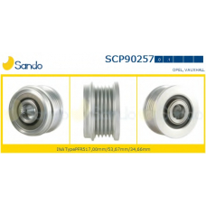 SCP90257.0 SANDO Ременный шкив, генератор