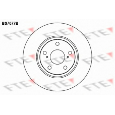 BS7077B FTE Тормозной диск