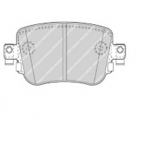 FDB4485 FERODO Комплект тормозных колодок, дисковый тормоз