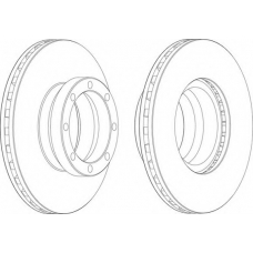 FCR131A FERODO Тормозной диск