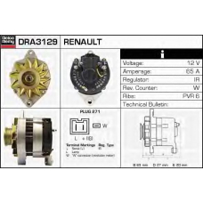 DRA3129 DELCO REMY Генератор