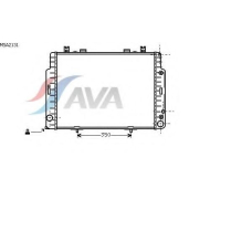 MSA2131 GERI Радиатор, охлаждение двигател