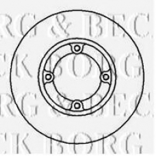 BBD4136 BORG & BECK Тормозной диск