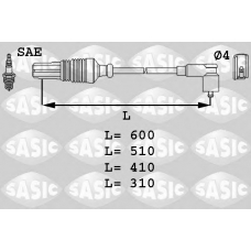 9280003 SASIC Комплект проводов зажигания