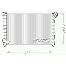 DRM05101 DENSO Радиатор, охлаждение двигателя