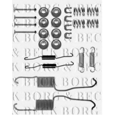 BBK6317 BORG & BECK Комплектующие, колодки дискового тормоза