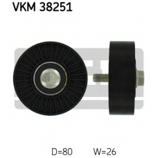 VKM 38251 SKF Паразитный / ведущий ролик, поликлиновой ремень