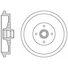 VBE699 MOTAQUIP Тормозной барабан