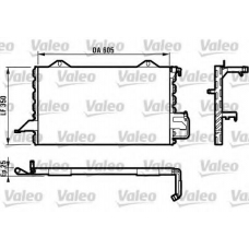 816976 VALEO Конденсатор, кондиционер