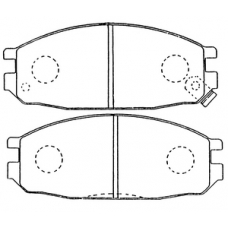 PN-2149 JNBK Колодки тормозные