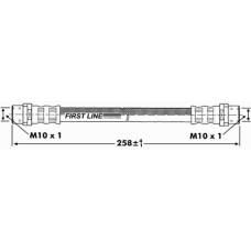 FBH7299 FIRST LINE Тормозной шланг