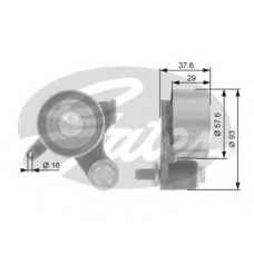 T41272 GATES Натяжной ролик, ремень грм