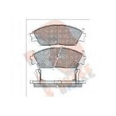 RB0755 R BRAKE Комплект тормозных колодок, дисковый тормоз