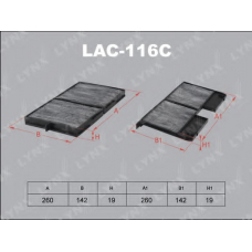 LAC-116C LYNX Cалонный фильтр