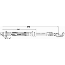 FBH7101 FIRST LINE Тормозной шланг