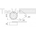 TA1275 TREVI AUTOMOTIVE Паразитный / ведущий ролик, поликлиновой ремень