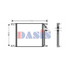 292030N AKS DASIS Конденсатор, кондиционер