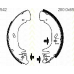 8100 16542 TRISCAN Комплект тормозных колодок
