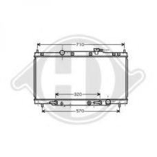 8528106 DIEDERICHS Радиатор, охлаждение двигателя