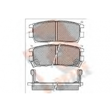 RB0980 R BRAKE Комплект тормозных колодок, дисковый тормоз