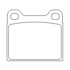 2017301 TEXTAR Комплект тормозных колодок, дисковый тормоз