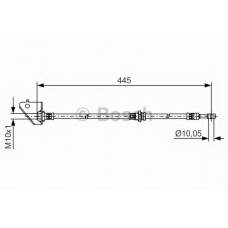 1 987 481 498 BOSCH Тормозной шланг