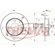 BD-3636 FREMAX Тормозной диск