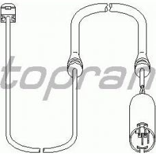 500 664 TOPRAN Датчик, износ тормозных колодок