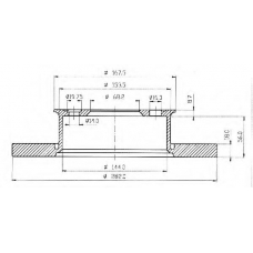 BDC4647 QUINTON HAZELL Тормозной диск