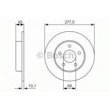 0 986 479 933 BOSCH Тормозной диск