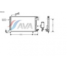 VW5142 AVA Конденсатор, кондиционер