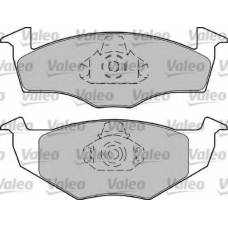 598403 VALEO Комплект тормозных колодок, дисковый тормоз