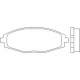 2324102 TEXTAR Комплект тормозных колодок, дисковый тормоз