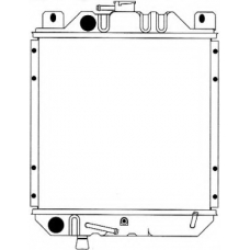 1081-0216 SAKURA  Automotive Радиатор, охлаждение двигателя