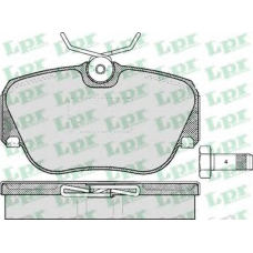 05P302 LPR Комплект тормозных колодок, дисковый тормоз