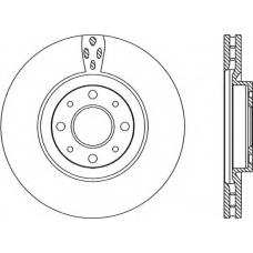 BDR2217.20 OPEN PARTS Тормозной диск