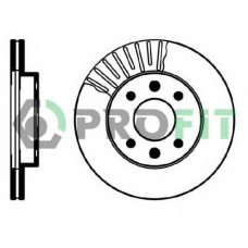 5010-0158 PROFIT Тормозной диск