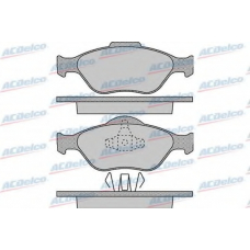 AC0581088D AC Delco Комплект тормозных колодок, дисковый тормоз