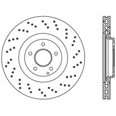 BDR2079.25 OPEN PARTS Тормозной диск